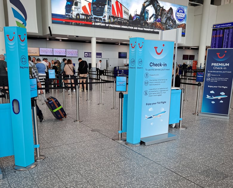 Tui Bristol Airport Totems and Banners-21
